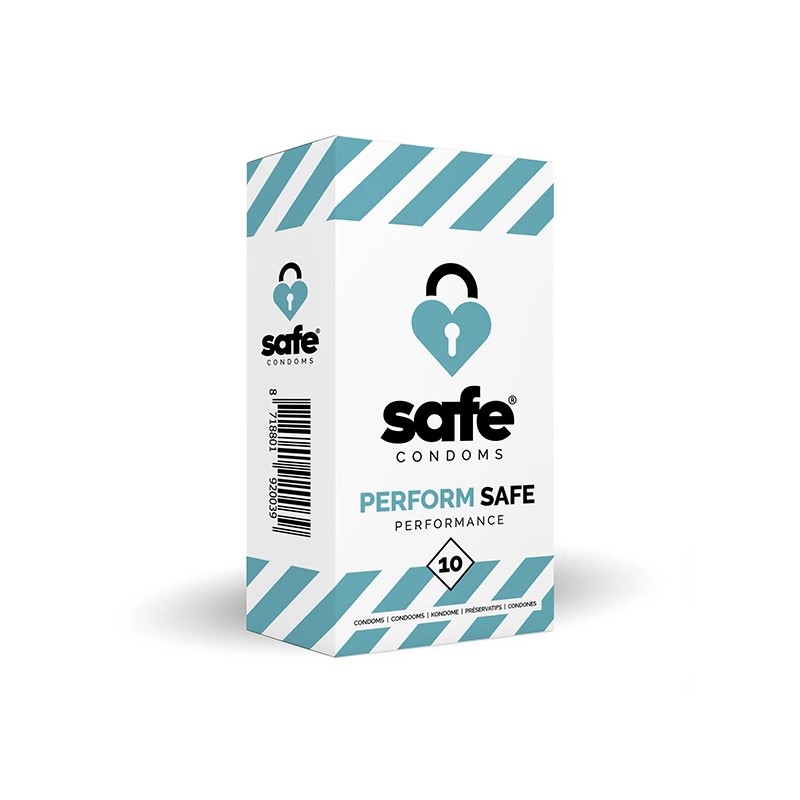 Prezerwatywy opóźniające - Safe Perform Safe 10 szt